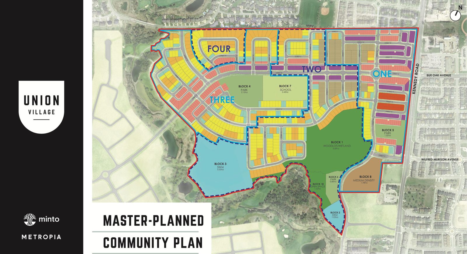 Union Village master-planned community site plan