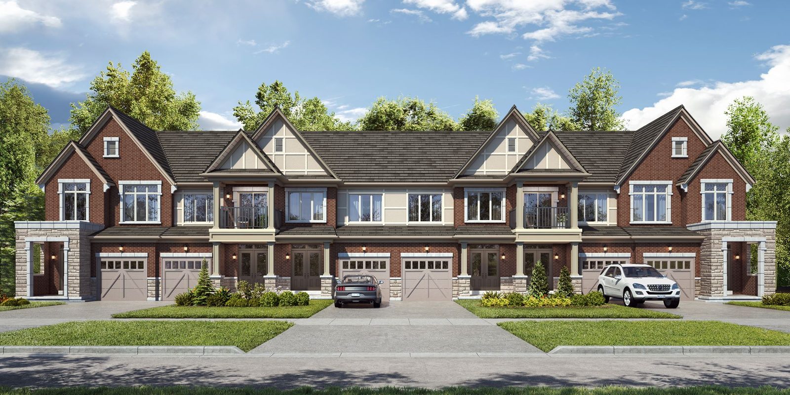 Townhome rendering at Union Village